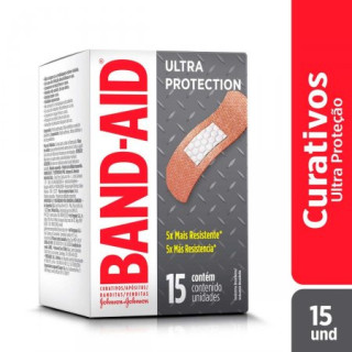 Curativo Band-Aid Ultra Protection Super Resistente 15 Unidades