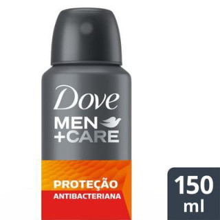 Desodorante Dove Men +Care Proteção Antibacteriana Aerosol Masculino 150ml