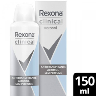 Desodorante Rexona Clinical sem Perfume Aerosol Feminino 150ml
