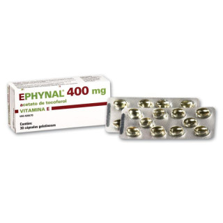 Ephynal 400mg 30 Cápsulas Gelatinosas Moles - Bayer