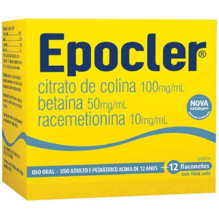 Epocler - Sabor Abacaxi - 12 Flaconetes de 10ml