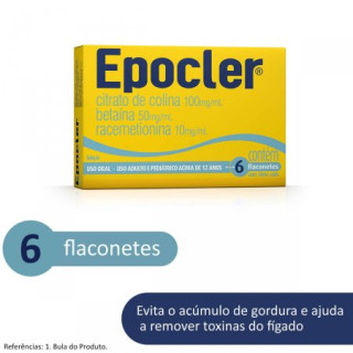 Epocler - Sabor Abacaxi - 6 Flaconetes de 10ml