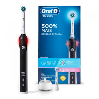 Escova de Dente Elétrica Oral B Pro 2000 Sensi Ultrafino 127v Recarregável 1 Refil 1 Unidade