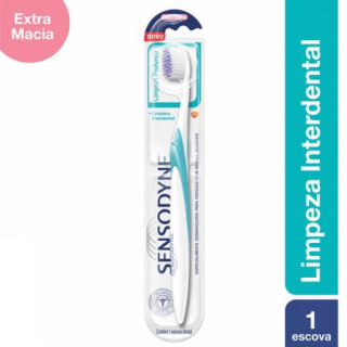 Escova de Dente Sensodyne Limpeza Profunda Extra Macia 1 Unidade