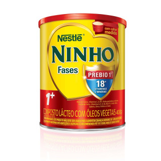 Composto Lácteo Ninho Fases 1+ 400g - 1 a 3 Anos - Nestlé