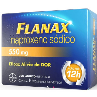 Flanax 550mg - 10 Comprimidos