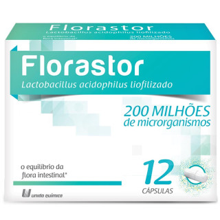 Probiótico Florastor 200Milhões 12 Cápsulas - União Química