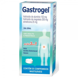 Gastrogel - 20 Comprimidos Mastigáveis