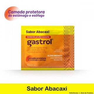 Gastrol - Sabor Abacaxi - 1 Envelope de 5g