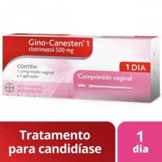 Gino-Canesten 500mg 1 Comprimido Vaginal + 1 Aplicador