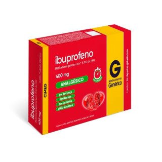 Ibuprofeno 400mg - 10 Cápsulas - Cimed - Genérico