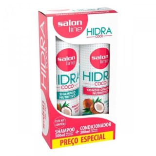 Kit Salon Line Hidra Coco Shampoo 300ml + Condicionador 300ml