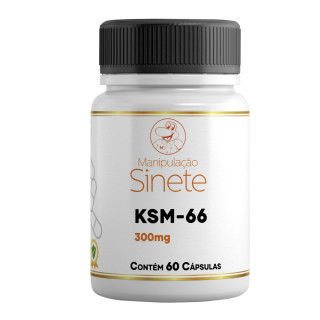 KSM-66 300mg 60 Cápsulas - Sinete