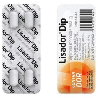 Lisador Dip 1g - 4 Comprimidos