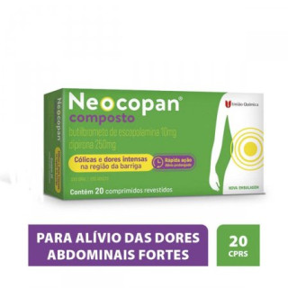 Neocopan Composto 10mg + 250mg 20 Comprimidos