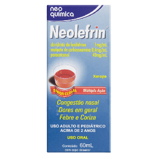 Neolefrin - Xarope com 60ml - Neo Química