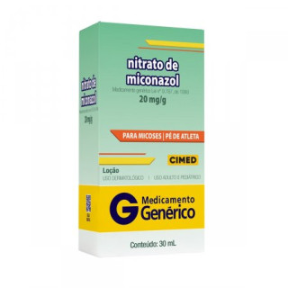 Nitrato de Miconazol 20mg Loção 30ml - Cimed - Genérico