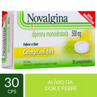 Novalgina 500mg - 30 Comprimidos