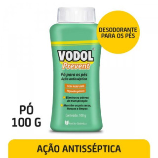 Talco Desodorante para os Pés - Vodol Prevent Sem Perfume 100g