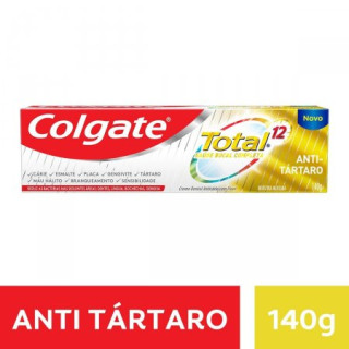 Creme Dental Colgate Total 12 Antitártaro Flúor 140g