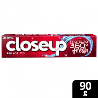 Gel Dental Close Up Proteção 360º Fresh Red Hot 90g
