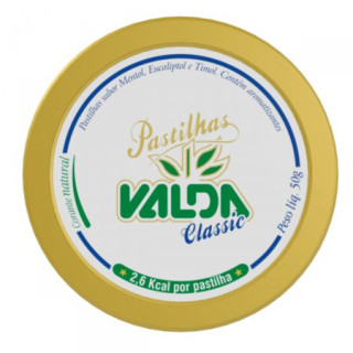 Pastilhas Valda Classic - Sabor Menta 50g