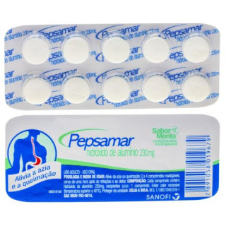 Pepsamar - Sabor Menta - 10 Comprimidos Mastigáveis