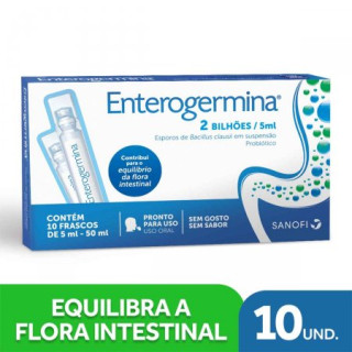 Probiótico Enterogermina - 10 Flaconetes com 5ml