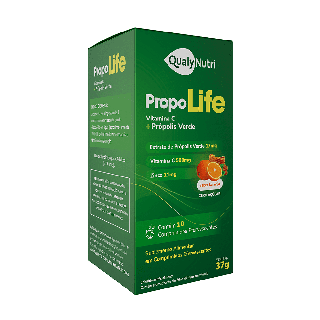 PropoLife Vit C + Propolis Verde 3,7g - 10 Comprimidos Efervescentes - Qualy Nutri