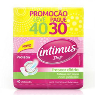 Protetor Diário Intimus Frescor Diário com Perfume 40 Unidades