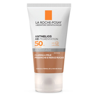 Protetor Solar Facial La Roche-Posay Anthelios AE-Pigmentation Anti-Idade Cor Morena FPS50 40g