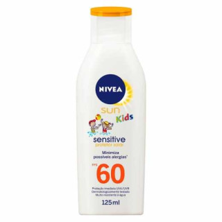 Protetor Solar Infantil Nivea Sun Kids Sensitive FPS60 125ml