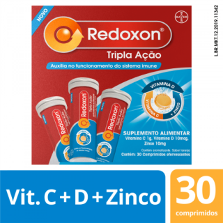 Redoxon Tripla Ação 30 Comprimidos Efervescentes