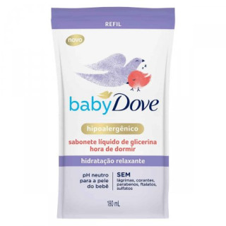 Refil Sabonete Líquido Infantil Dove Baby Hidratação Relaxante 180ml