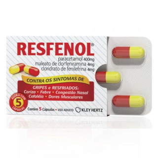 Resfenol 5 Cápsulas