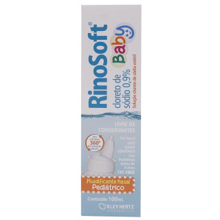 Rinosoft Baby 9mg/ml - Solução Nasal com 100ml