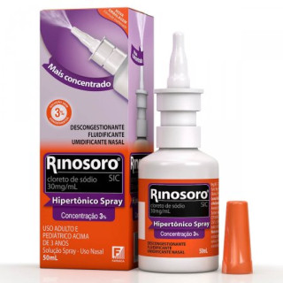 Rinosoro SIC 30mg/ml - Spray Nasal com 50ml