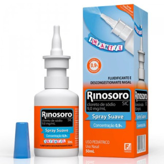 Rinosoro SIC Infantil 9mg/ml - Spray Nasal com 50ml