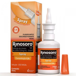 Rinosoro SIC 9mg/ml - Solução Nasal com 50ml