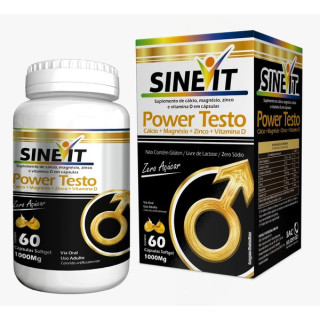 Vitamina Sinevit Power Testo 1.000mg 60 Cápsulas Softgel