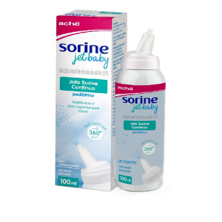 Sorine Jet Baby 0,9% - Solução Nasal - Jato Suave com 30ml