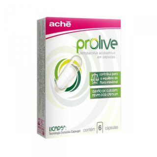 Probiótico Prolive 6 Cápsulas - Aché