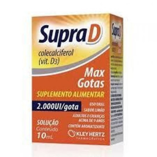 Vitamina D - Supra D 200UI Gotas - 10ml