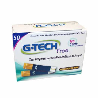 Tiras de Glicemia G-Tech Free 50 Unidades