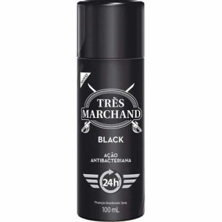 Desodorante Très Marchand Black Spray Masculino 100ml