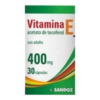Vitamina E Sandoz 400mg 30 Cápsulas Gelatinosas Moles