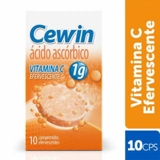 Vitamina C Cewin 1G 10 Comprimidos Efervescentes