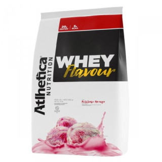 Whey Protein - Whey Flavour Milkshake de Morango 850g - Athletica Nutrition