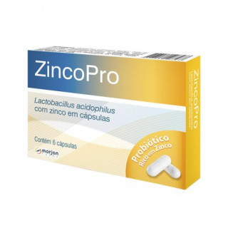 Probiótico ZincoPro 6 Cápsulas - Marjan Farma
