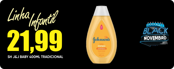 Shampoo Johnson's Baby Regular com 400ml